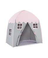 Slickblue Portable Indoor Kids Play Castle Tent