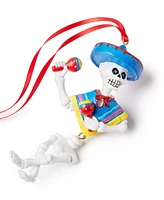 Holiday Lane Day of the Dead Dancing Colorful Skeleton Ornament, Created for Macy's