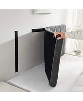 Wall Mounted Easy Assemble Channel Stitched Floating Headboard