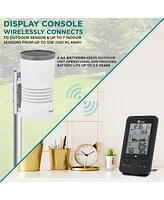 Logia 3-in-1 Rain Gauge Weather Station with Temperature & More