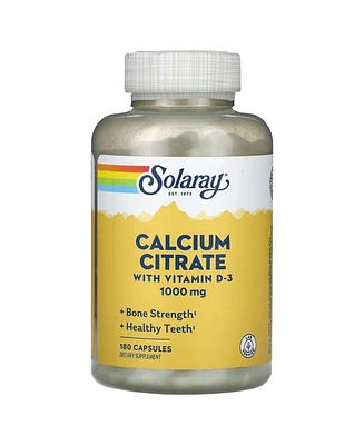 Solaray Calcium Citrate with Vitamin D-3 1 000 mg