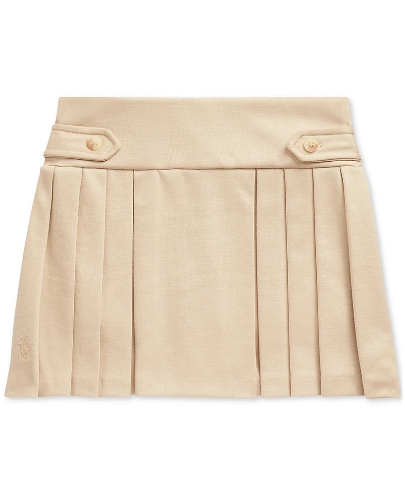 Polo Ralph Lauren Toddler & Little Girls Pleated Ponte Skort