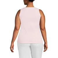 Lands' End Plus Supima Cotton Tank Top