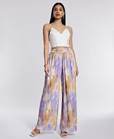 Bcbg New York Women's Pleated Wide-Leg Pants