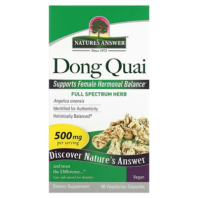 Nature's Answer Dong Quai 500 mg - 90 Vegetarian Capsules