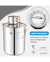 Inolait 5 Gal 40 L Water Juicer Maker with 2 Stainless Steel Pots