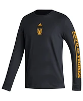 Adidas Men's Tigres Uanl Team Crest Long Sleeve T-Shirt