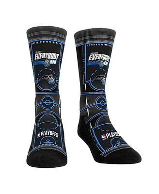 Rock Em Men's and Women's Socks Orlando Magic 2024 Nba Playoffs Slogan Crew Socks