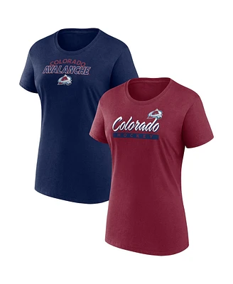 Fanatics Women's Colorado Avalanche Risk Combo Pack T-Shirt