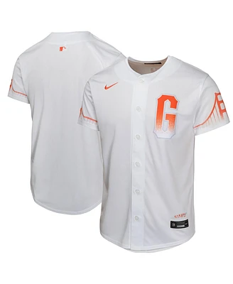 Nike Big Boys and Girls White San Francisco Giants City Connect Limited Jersey