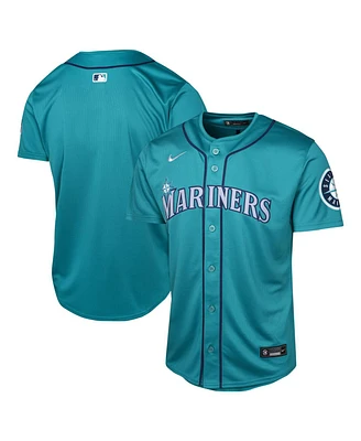 Nike Big Boys and Girls Aqua Seattle Mariners Alternate Limited Jersey