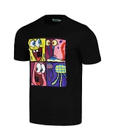 Freeze Max Men's and Women's Black SpongeBob SquarePants Collage T-Shirt