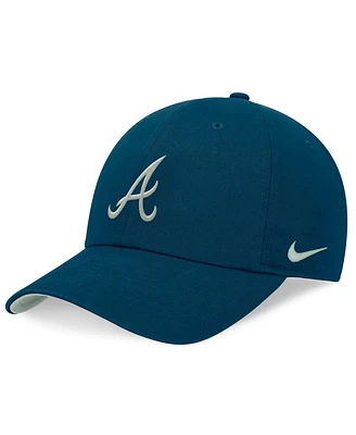 Nike Men's Teal Atlanta Braves Valerian Club Adjustable Hat
