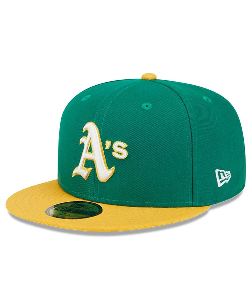 New Era Men's Green Oakland Athletics Big League Chew Team 59FIFTY Fitted Hat