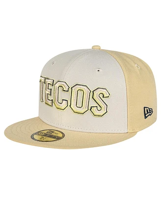 New Era Men's Khaki/Tan Tecolotes Laredos Mexico League On Field 59FIFTY Fitted Hat