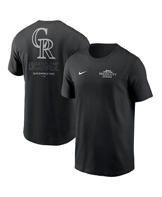 Nike Men's Colorado Rockies 2024 Mlb World Tour Mexico City Series T-Shirt