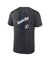 Fanatics Men's Heather Charcoal Tampa Bay Lightning Backbone T-Shirt