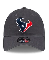 New Era Men's Graphite Houston Texans Core Classic 9TWENTY Adjustable Hat