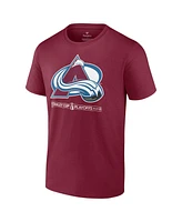 Fanatics Men's Burgundy Colorado Avalanche 2024 Stanley Cup Playoffs Breakout T-Shirt