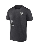 Fanatics Men's Heather Charcoal Los Angeles Kings Represent T-Shirt