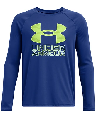 Under Armour Big Boys Under Armour Tech Hybrid Print Fill Long Sleeves T-shirt