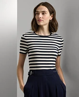 Lauren Ralph Lauren Women's Striped Crewneck Tee