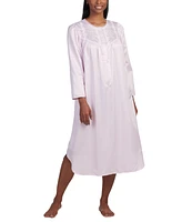 Miss Elaine Women's Embroidered Lace-Trim Nightgown