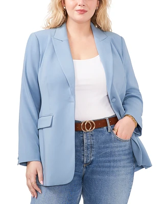 Vince Camuto Plus Size Single-Breasted One-Button Blazer