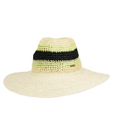 Angela & William Straw Panama Fedora Sun Hat