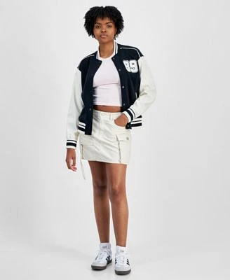 Hippie Rose Bomber Jacket Cropped Top Cargo Skirt