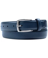 Club Room Men's Faux Leather Pebble Grain Stretch Belt