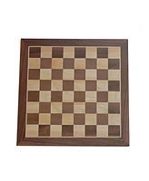 We Games Classic Walnut Chess Board - 12 in.