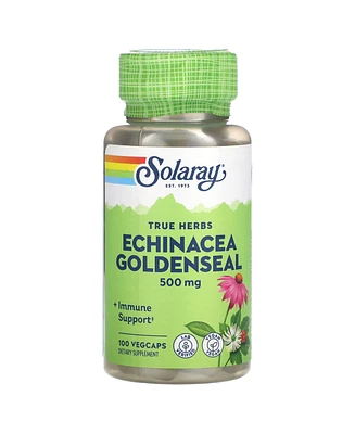 Solaray True Herbs Echinacea Goldenseal 500 mg