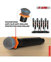 5 Core Wireless Microphones 8 Channel Dynamic Karaoke Professional Uhf Singing Mic System Handheld Cordless Microfonos Inalambricos for Singer Dj Chur