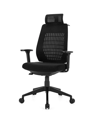 Slickblue High Back Mesh Office Chair with Clothes Hanger