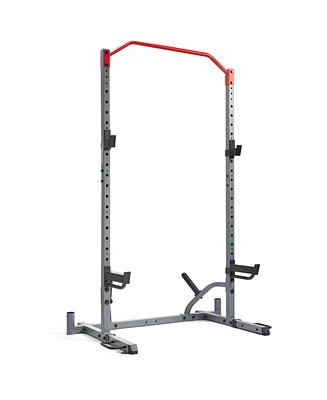 Sunny Health & Fitness All-In-One Strength Training Squat Rack And Bench Power Cage w Pull Up Bar Sf-XF921041