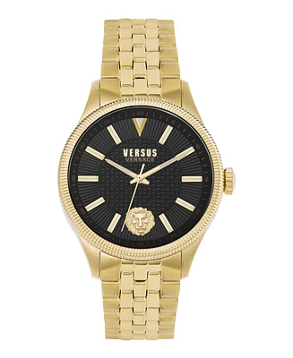 Versus Versace Men's Colonne Ip Yellow Gold Stainless Steel Watch 45MM