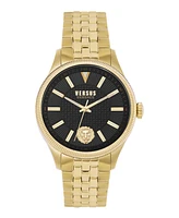 Versus Versace Men's Colonne Ip Yellow Gold Stainless Steel Watch 45MM