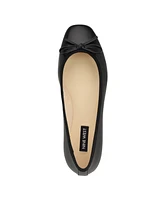 Nine West Women's Tootsy Square Toe Slip-On Ballet Dress Flats 