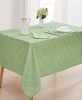Izod Harbor Trellis Water-Resistant Indoor and Outdoor Tablecloth