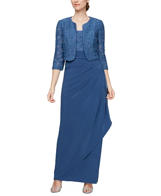 Alex Evenings Embellished Gown and Jacket