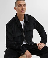 Mode of One Men's Relaxed-Fit Cord Shacket, Created for Macy's