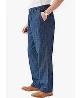 KingSize Big & Tall Knockarounds Full-Elastic Waist Pants Twill Or Denim