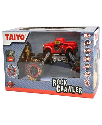 Toy Shock Taiyo Rock Crawler Red Rc Car