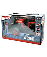 Toy Shock Jeep Red Wrangler Rubicon Rc Car