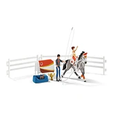 Schleich Horse Club Mia's Vaulting Set Playset