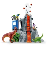 Schleich Dinosaurs Volcano Expedition Base Camp Playset