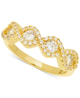 I.n.c. International Concepts Gold-Tone Cubic Zirconia Twist Ring, Created for Macy's