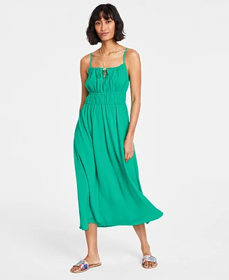 On 34th Women's Tie-Front Midi Dress, Created for Macy's