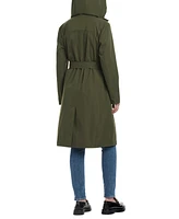 Kate Spade New York Women's Hooded Bibbed Raincoat